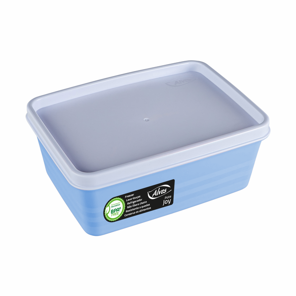 Pote Retangular Hermético 500 ml - Alves Plastic l ModoMix